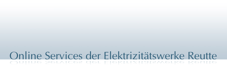 Online Services der Elektrizitätswerke Reutte